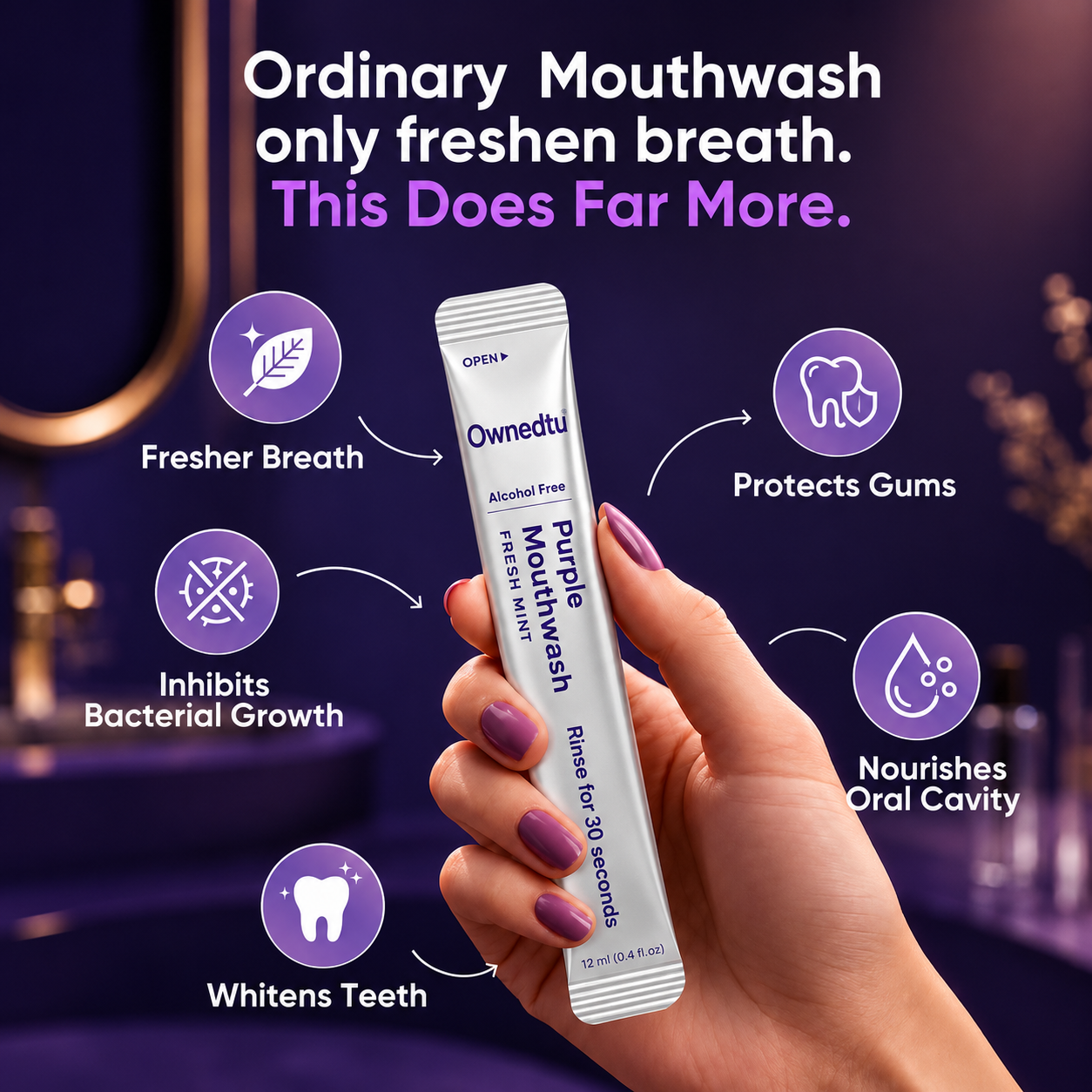 Ownedtu® Purple Mouthwash
