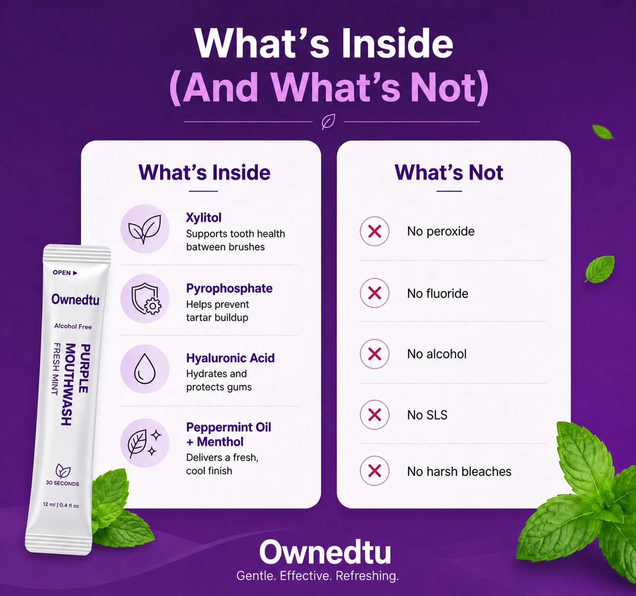 Ownedtu® Purple Mouthwash