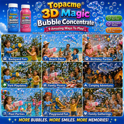 Ownedtu® Super 3D Magic Bubble Concentrate —— Animal & Ocean Fantasy Theme