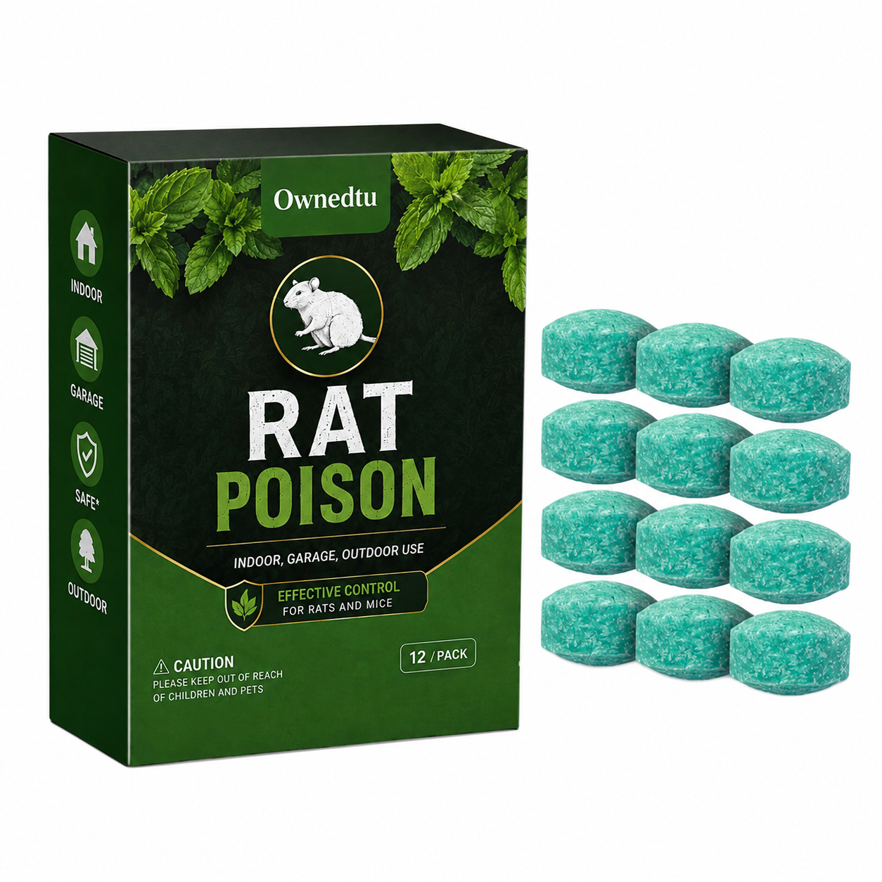 Natural Rodent Repellent Balls