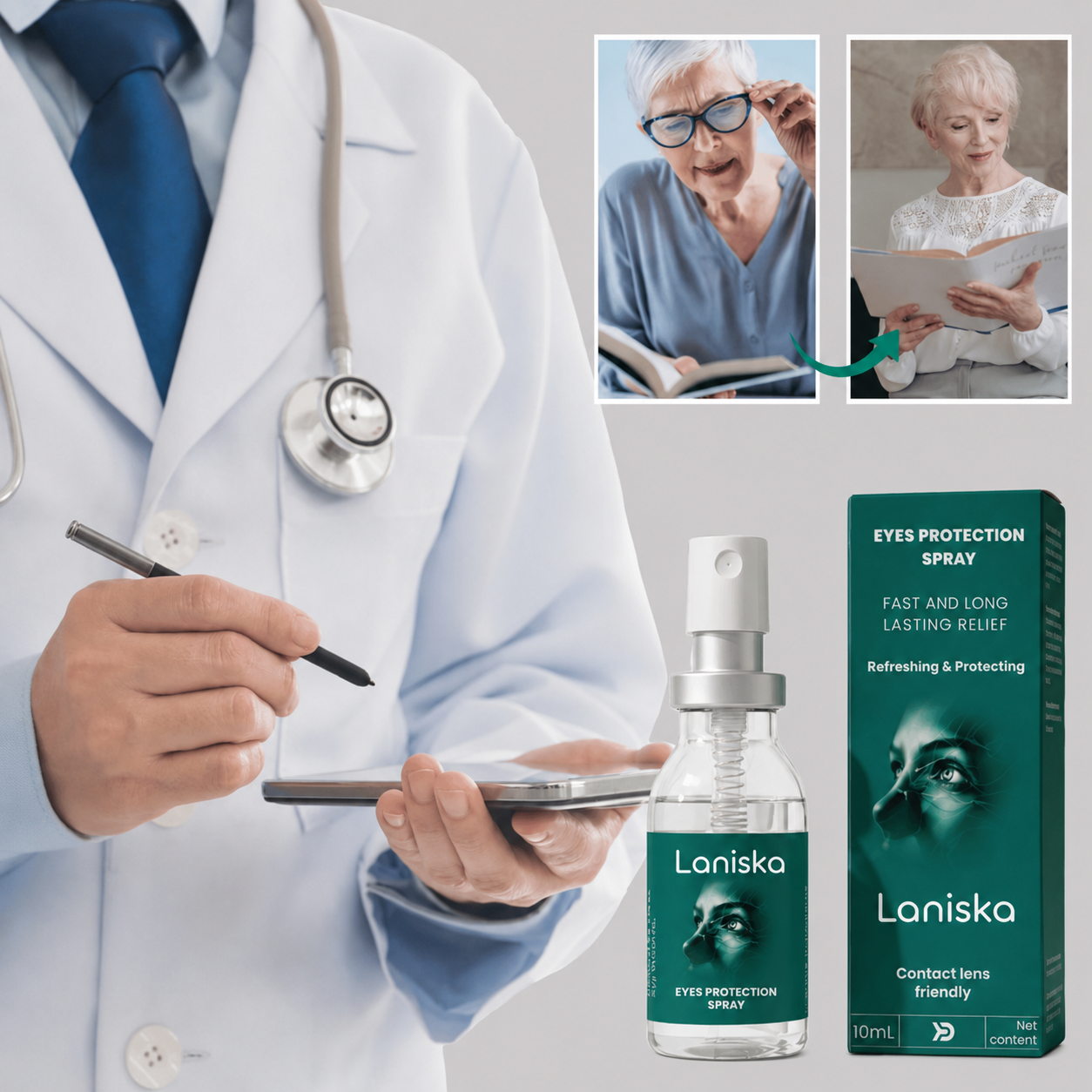 👁️Laniska Lutein Eye Spray